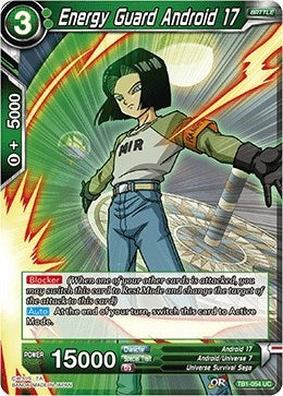 Image for Energy Guard Android 17 (TB1-054) (Tournament of Power) - Dragon Ball Super: Masters