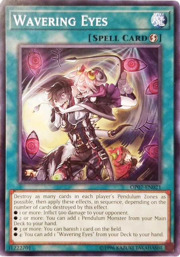Image for Wavering Eyes (OP07-EN021) (OP07) - YuGiOh