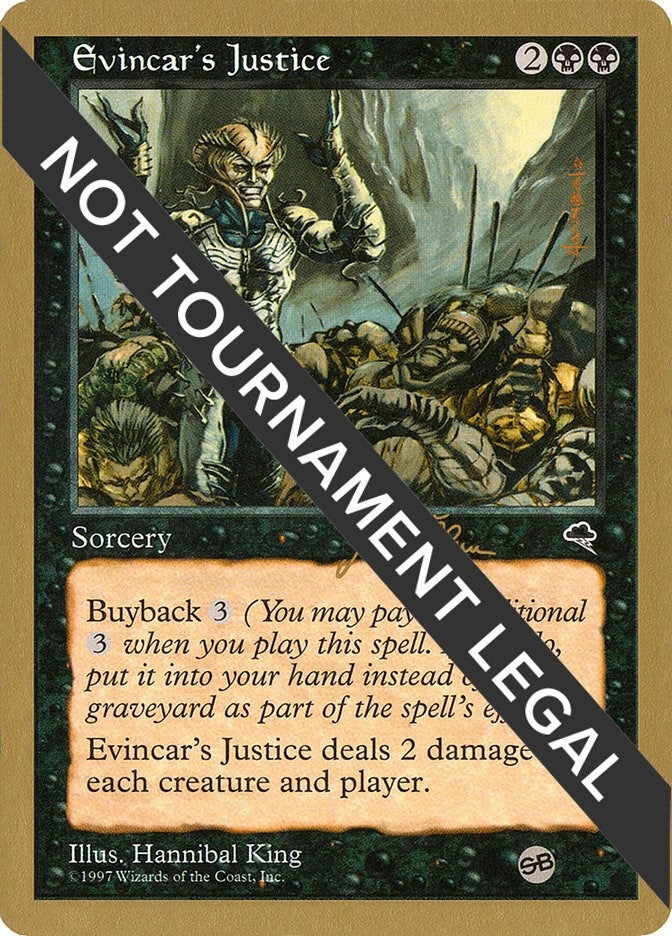 Image for Evincar's Justice - 1999 Jakub Slemr (TMP) (SB) (World Championship Decks) - Magic: The Gathering