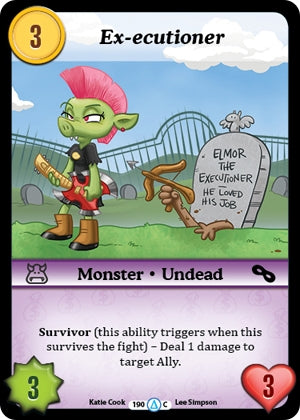 Image for Ex-ecutioner (190) (Season 1) - Munchkin CCG