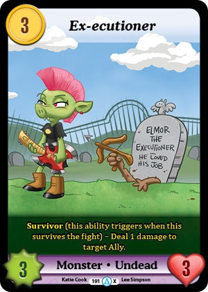 Image for Ex-ecutioner (Alt 1) (191) (Season 1) - Munchkin CCG