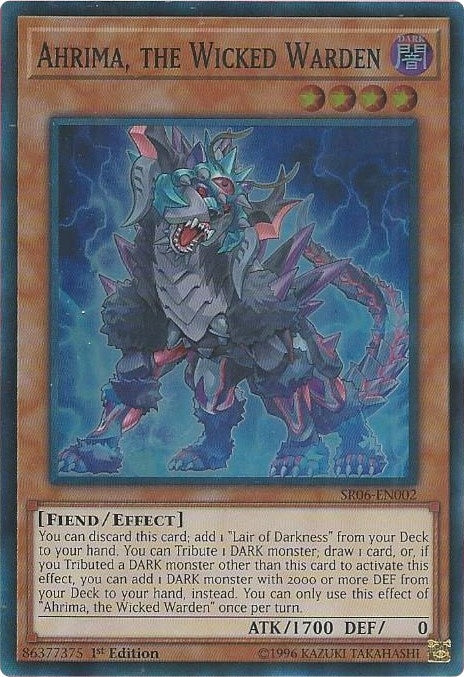 Image for Ahrima, the Wicked Warden (SR06-EN002) (SR06) - YuGiOh