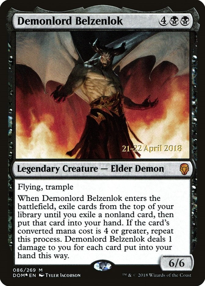 Image for Demonlord Belzenlok (86) (Prerelease Cards) - Magic: The Gathering