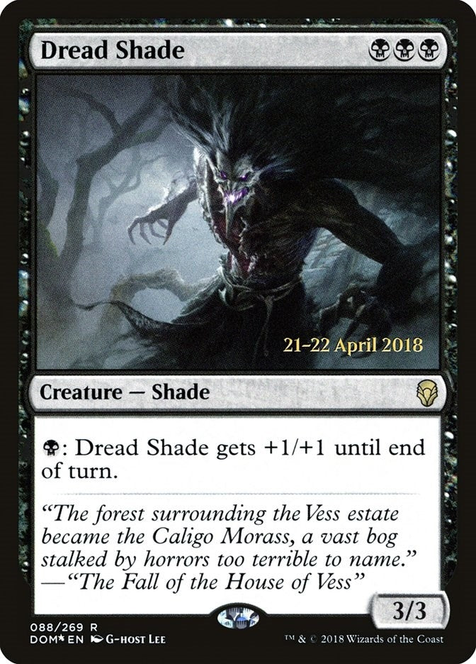 Image for Dread Shade (88) (Prerelease Cards) - Magic: The Gathering