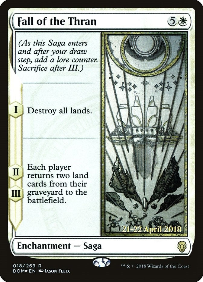 Image for Fall of the Thran (18) (Prerelease Cards) - Magic: The Gathering