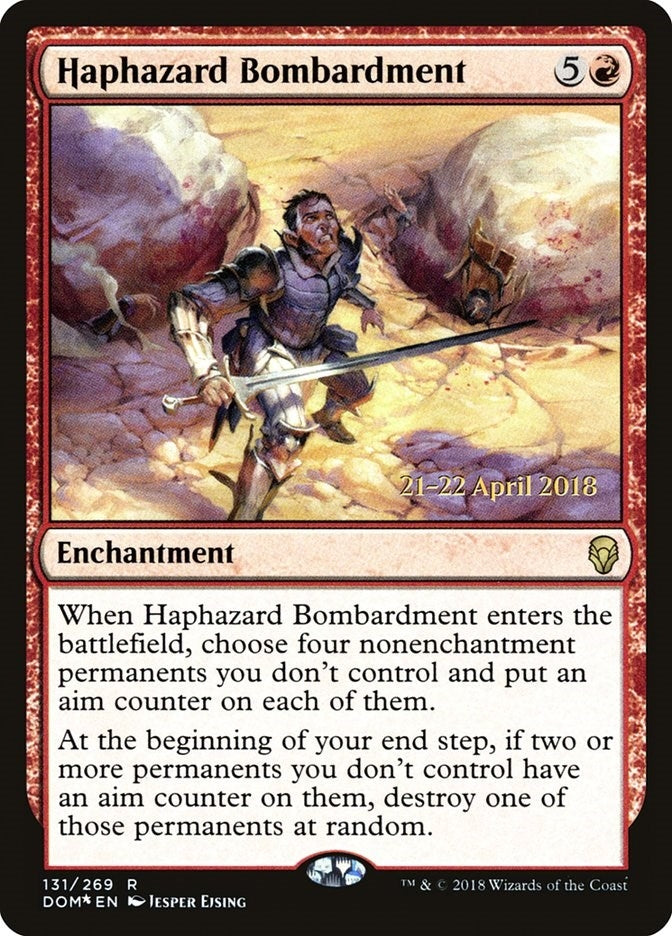 Image for Haphazard Bombardment (131) (Prerelease Cards) - Magic: The Gathering