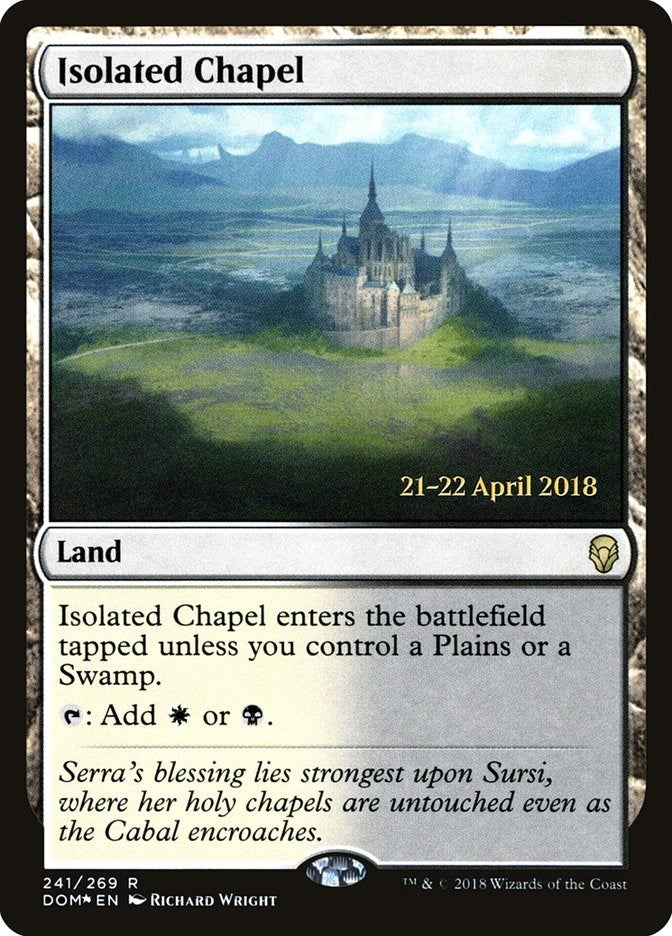 Image for Isolated Chapel (241) (Prerelease Cards) - Magic: The Gathering