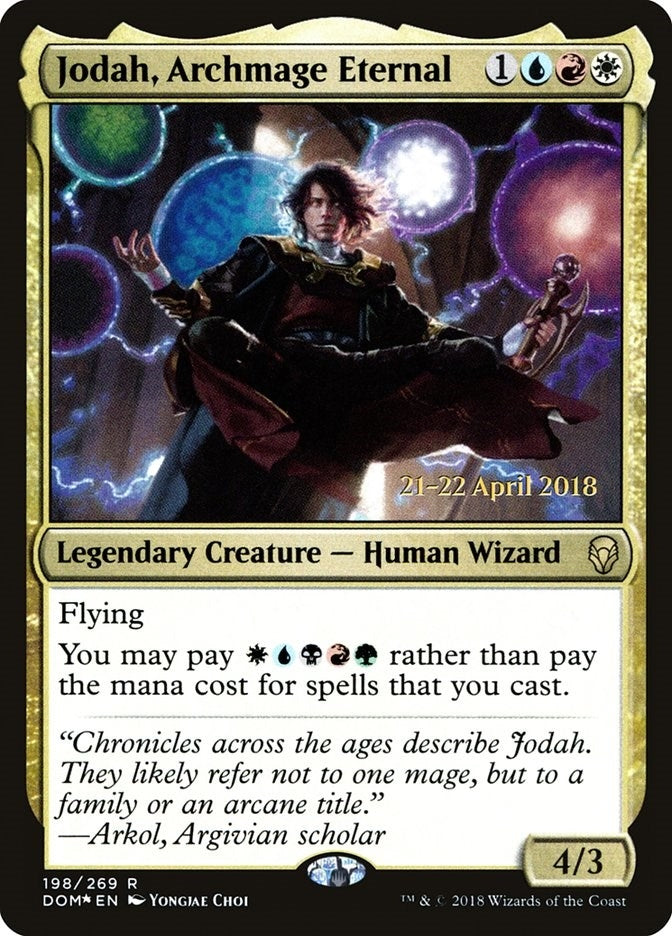 Image for Jodah, Archmage Eternal (198) (Prerelease Cards) - Magic: The Gathering