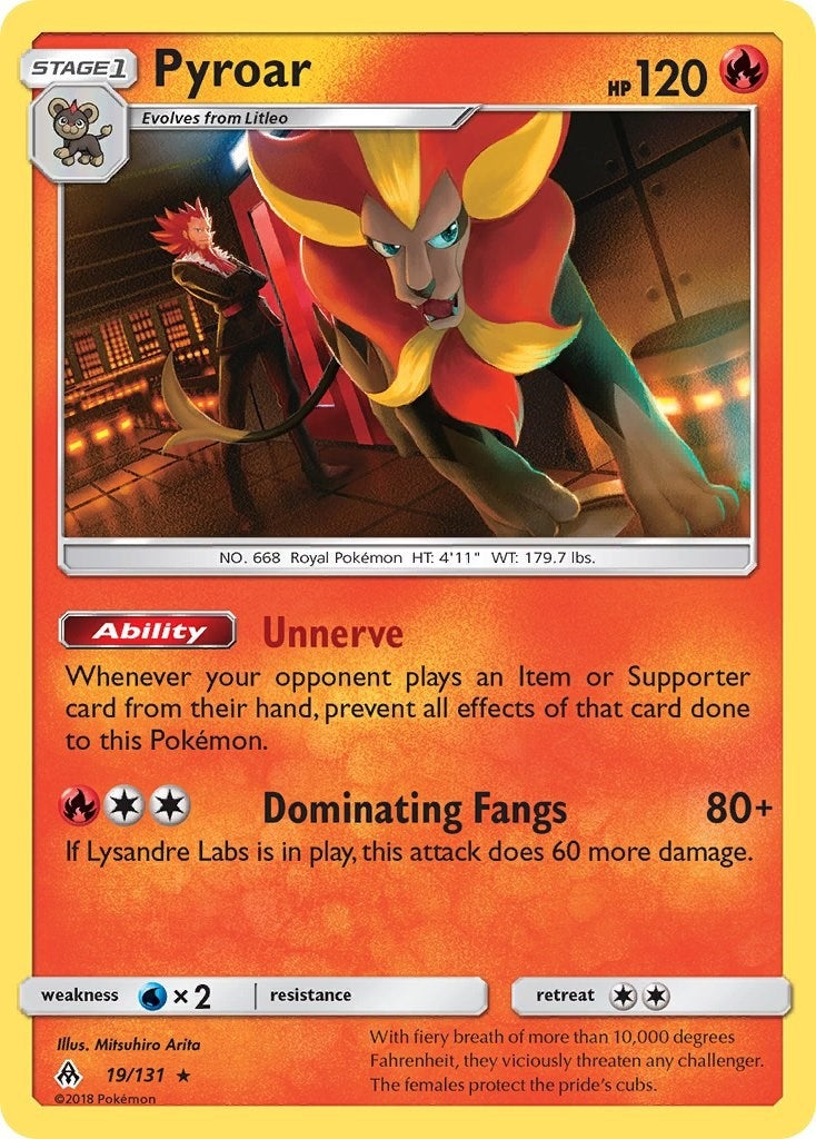 Image for Pyroar (19/131) (SM06) - Pokemon