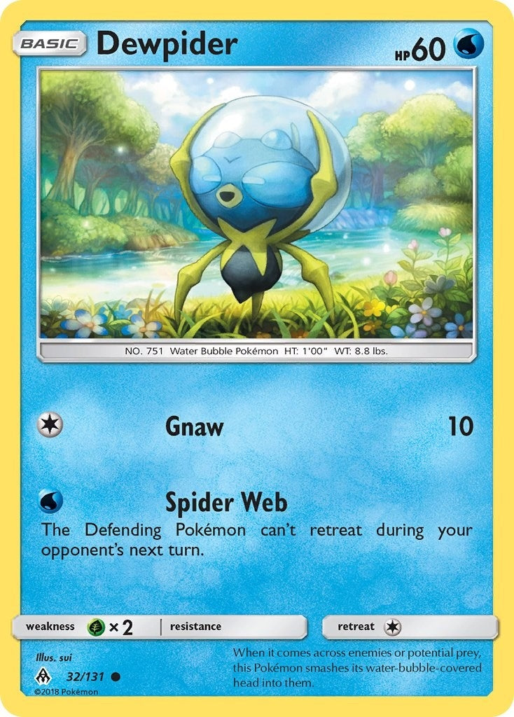 Image for Dewpider (32/131) (SM06) - Pokemon