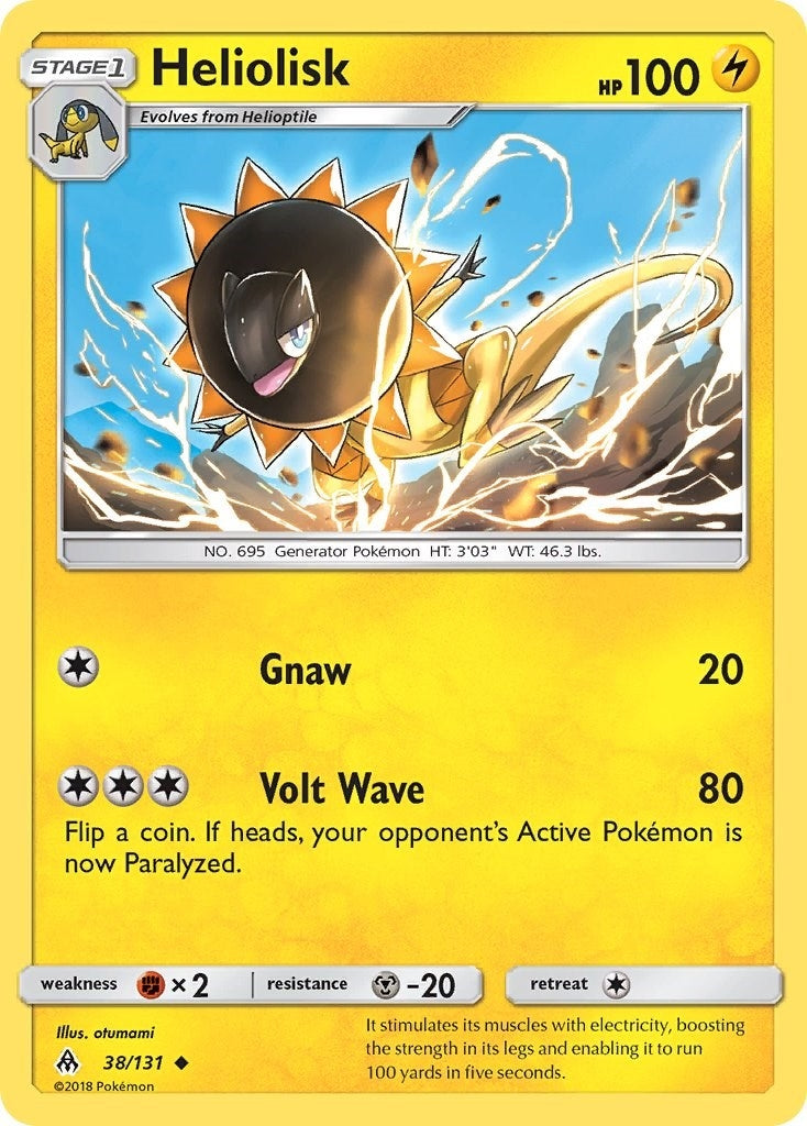 Image for Heliolisk (38/131) (SM06) - Pokemon