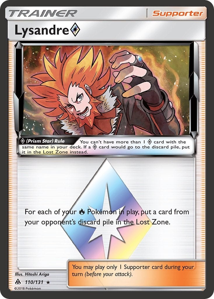 Image for Lysandre Prism Star (110/131) (SM06) - Pokemon