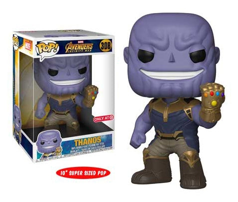 Image for Avengers: Infinity War: Thanos Super Sized 10" (Bobble-Head) (Target Exclusive) - Funko