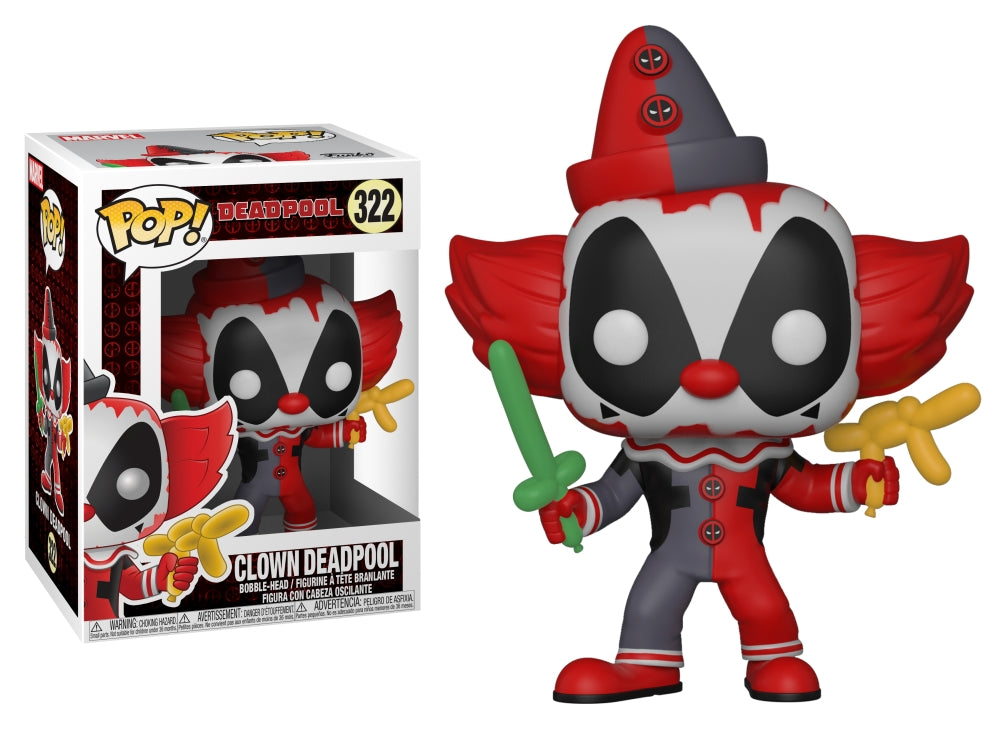 Image for Clown Deadpool (Bobble-Head) - Funko