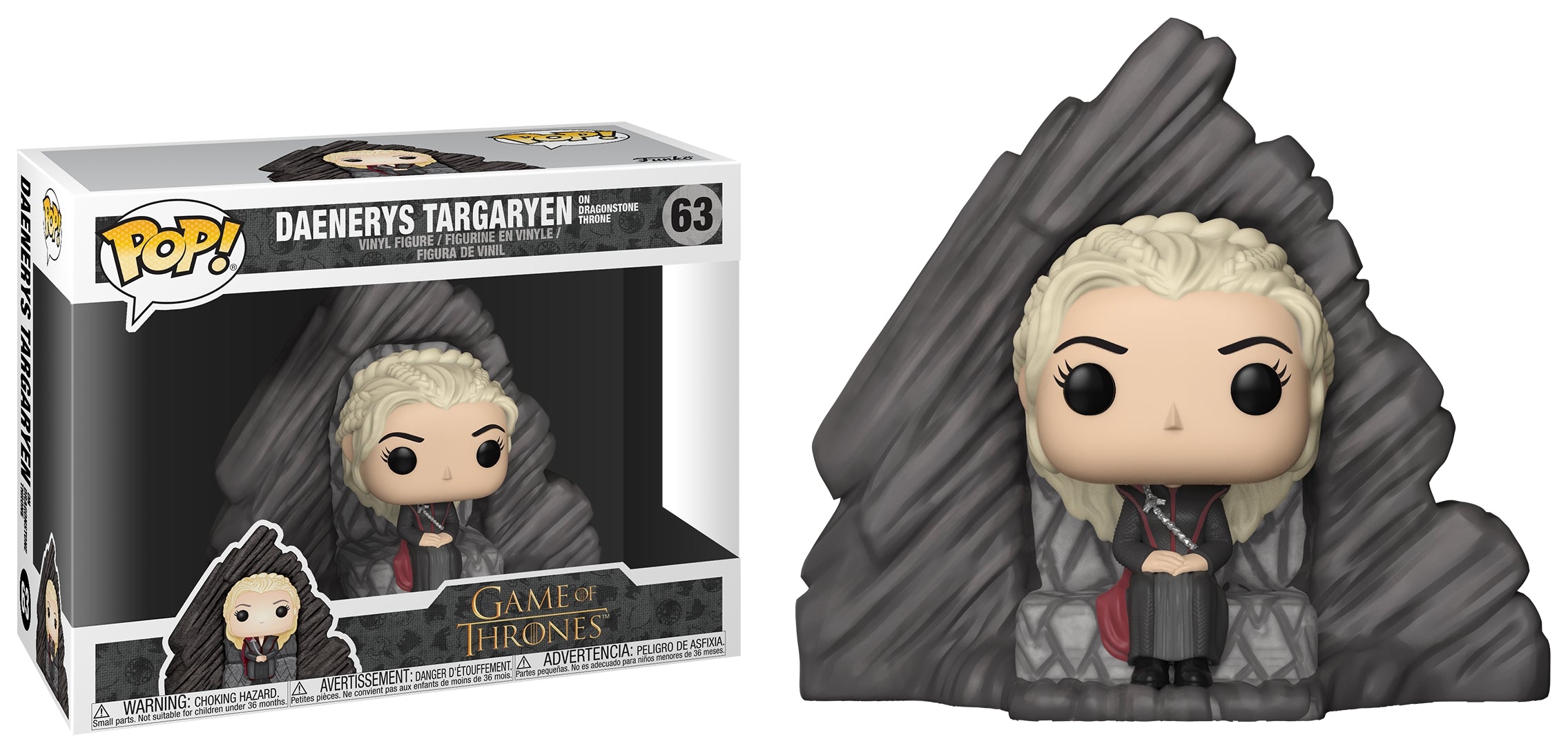 Image for Game of Thrones: Daenerys Targaryen on Dragonstone Throne - Funko