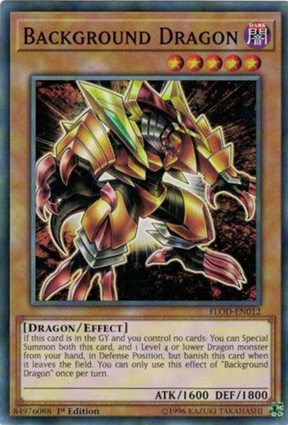 Image for Background Dragon (FLOD-EN012) (FLOD) - YuGiOh