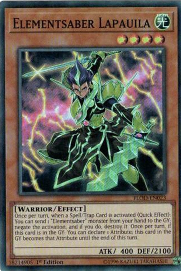 Image for Elementsaber Lapauila (FLOD-EN023) (FLOD) - YuGiOh