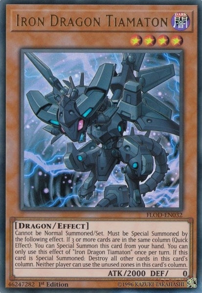 Image for Iron Dragon Tiamaton (FLOD-EN032) (FLOD) - YuGiOh