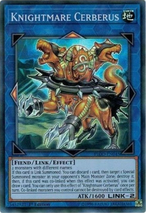 Image for Knightmare Cerberus (FLOD-EN045) (FLOD) - YuGiOh