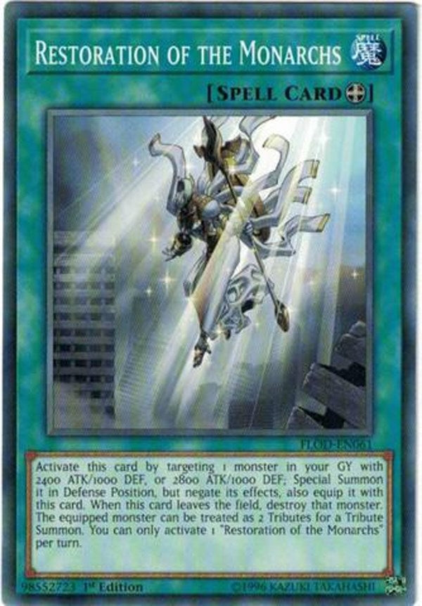 Image for Restoration of the Monarchs (FLOD-EN061) (FLOD) - YuGiOh