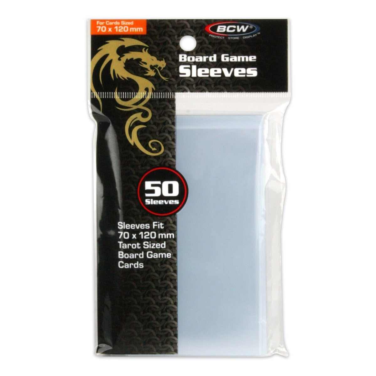 Image for Tarot Card Board Game Sleeves - 70mm X 120mm (50-Pack) - Card Sleeves