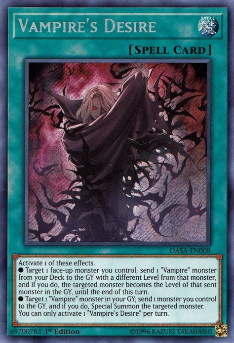 Image for Vampire's Desire (DASA-EN008) (DASA) - YuGiOh