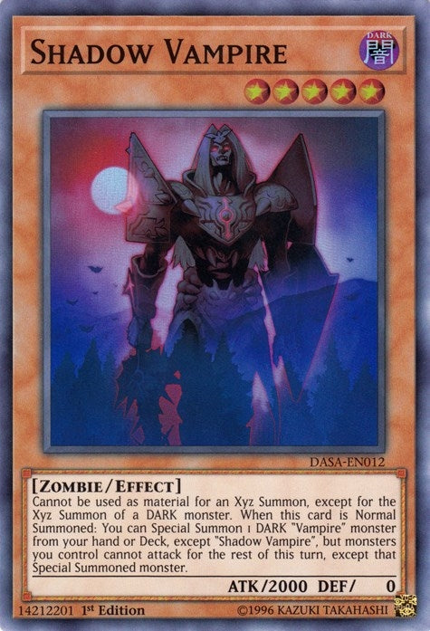 Image for Shadow Vampire (DASA-EN012) (DASA) - YuGiOh