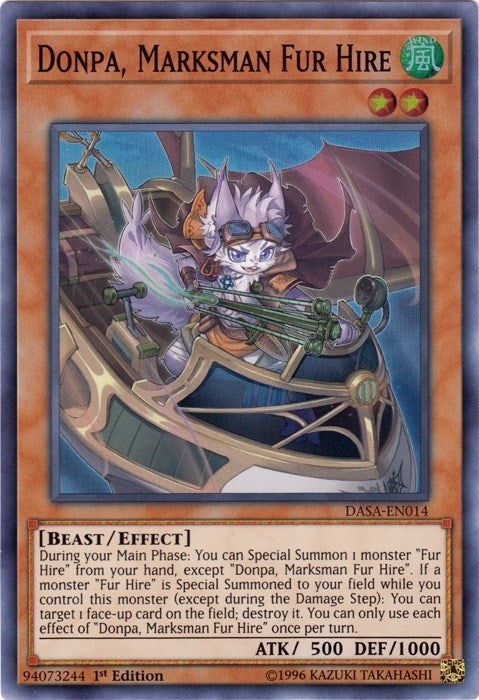 Image for Donpa, Marksman Fur Hire (DASA-EN014) (DASA) - YuGiOh