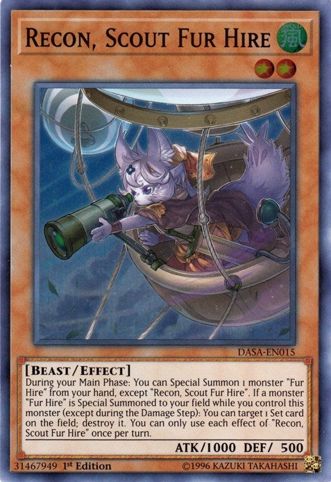 Image for Recon, Scout Fur Hire (DASA-EN015) (DASA) - YuGiOh