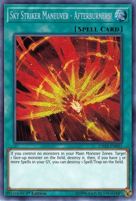 Image for Sky Striker Maneuver - Afterburners! (DASA-EN031) (DASA) - YuGiOh