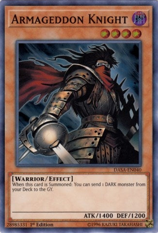 Image for Armageddon Knight (DASA-EN040) (DASA) - YuGiOh