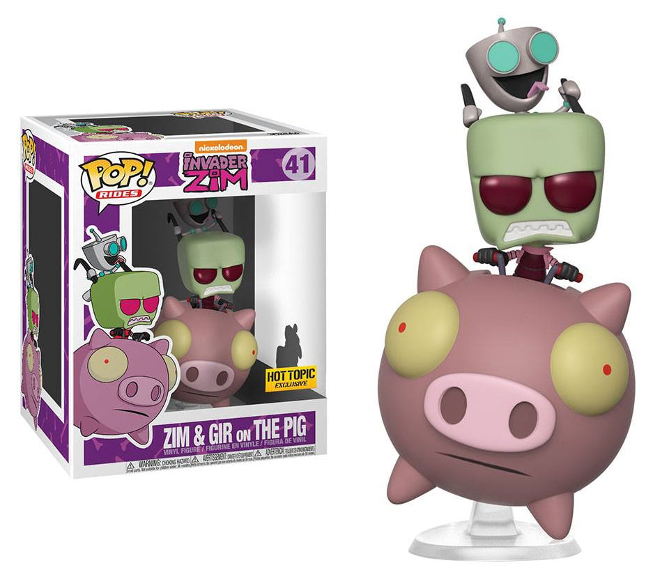 Image for Zim & Gir on The Pig (Hot Topic Exclusive) - Funko
