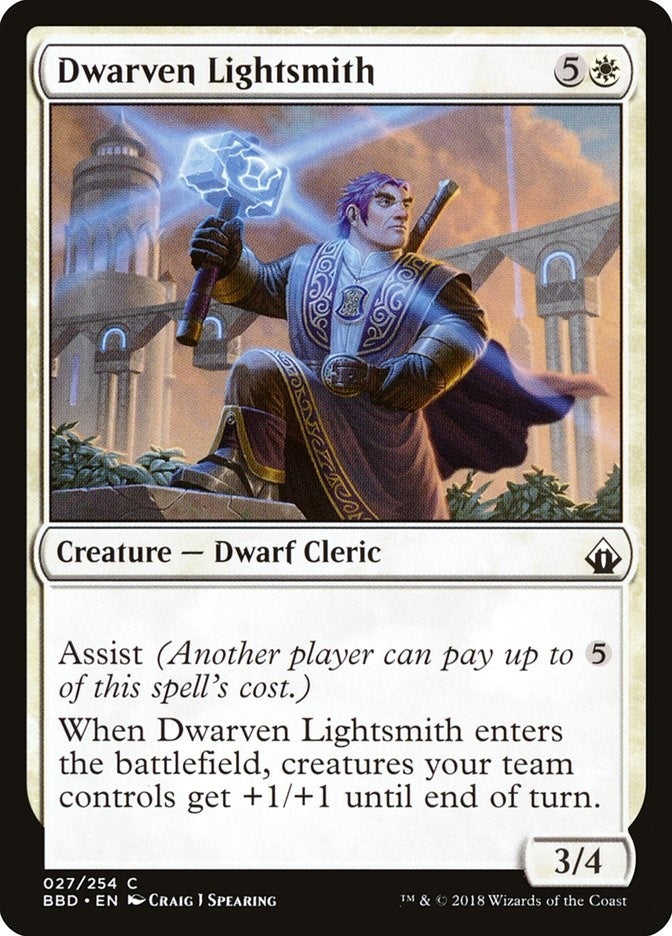 Image for Dwarven Lightsmith (27) (Battlebond) - Magic: The Gathering