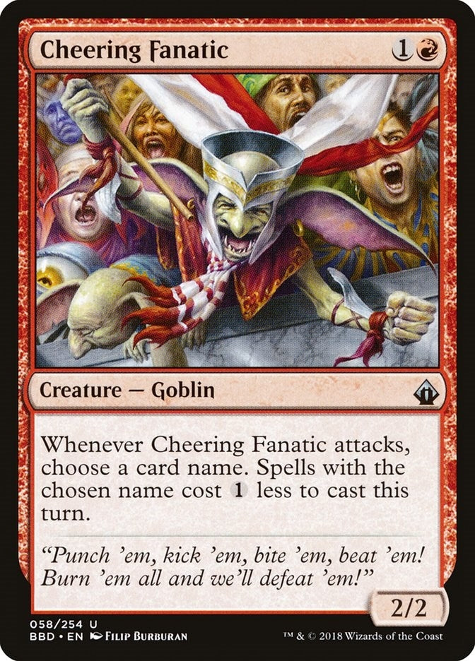 Image for Cheering Fanatic (58) (Battlebond) - Magic: The Gathering