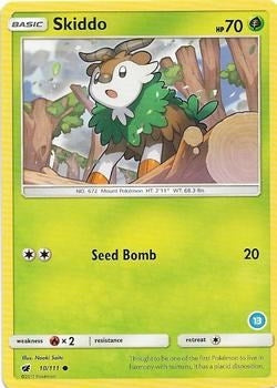 Image for Skiddo (13) (10/111) (SMK2) - Pokemon