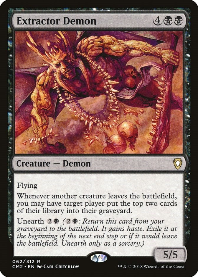 Image for Extractor Demon (62) (Commander Anthology Volume II) - Magic: The Gathering