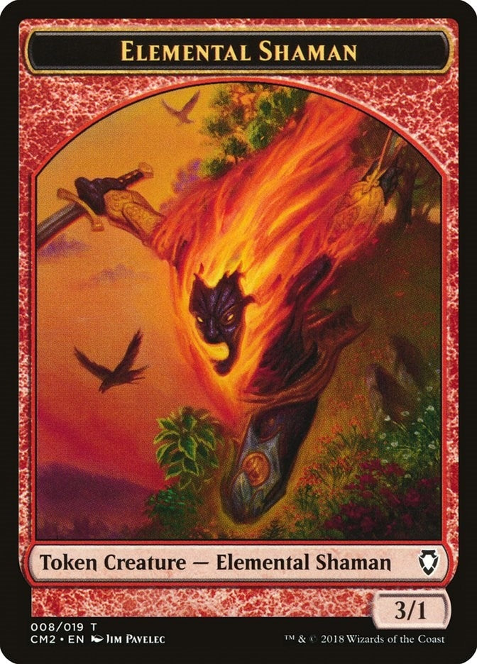 Image for Elemental Shaman Token (8) (Commander Anthology Volume II) - Magic: The Gathering
