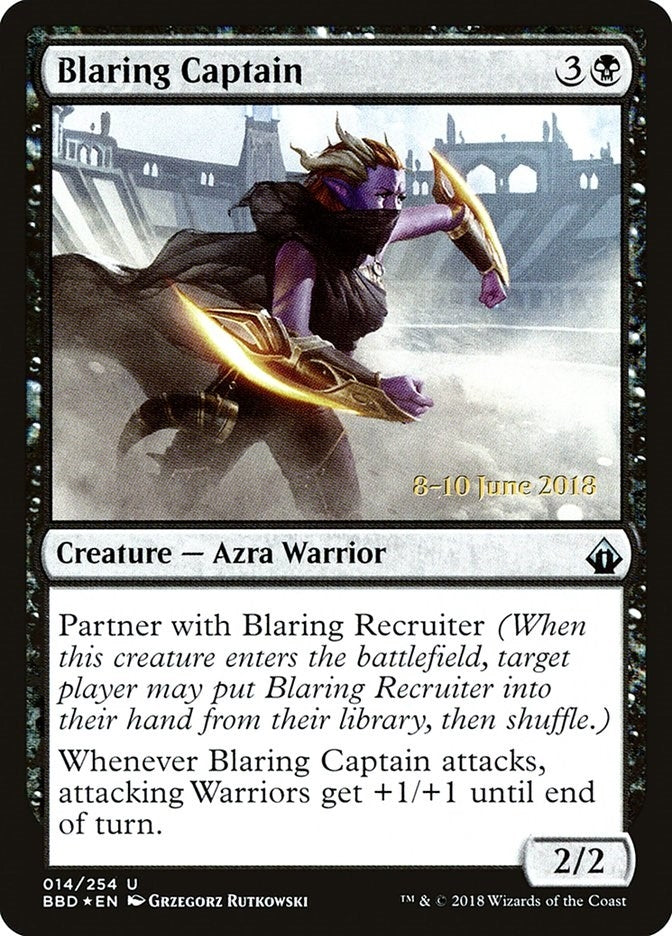 Image for Blaring Captain (14) (Launch Party & Release Event Promos) - Magic: The Gathering