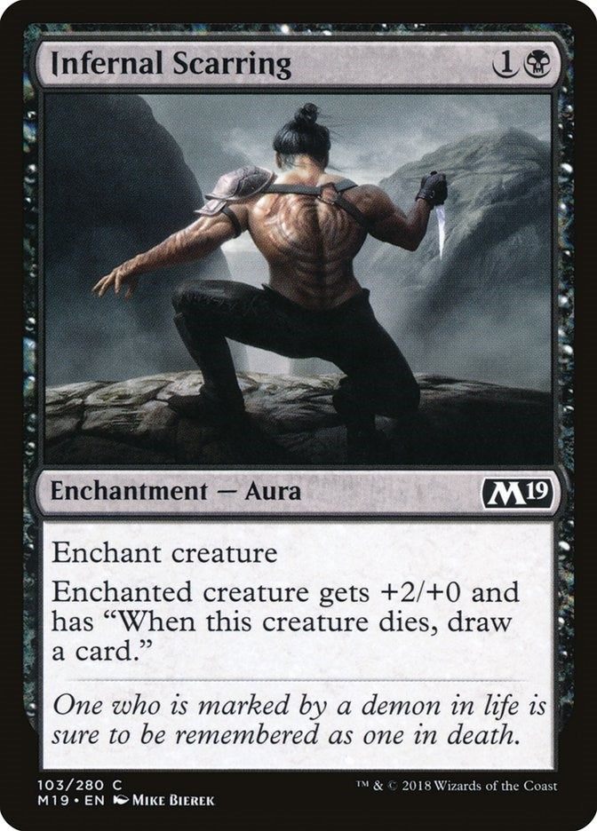 Image for Infernal Scarring (103) (Core Set 2019) - Magic: The Gathering