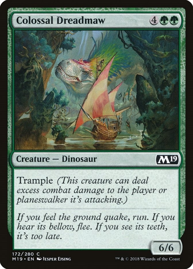 Image for Colossal Dreadmaw (172) (Core Set 2019) - Magic: The Gathering