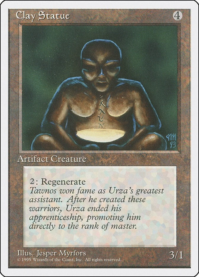 Image for Clay Statue (Fourth Edition) - Magic: The Gathering