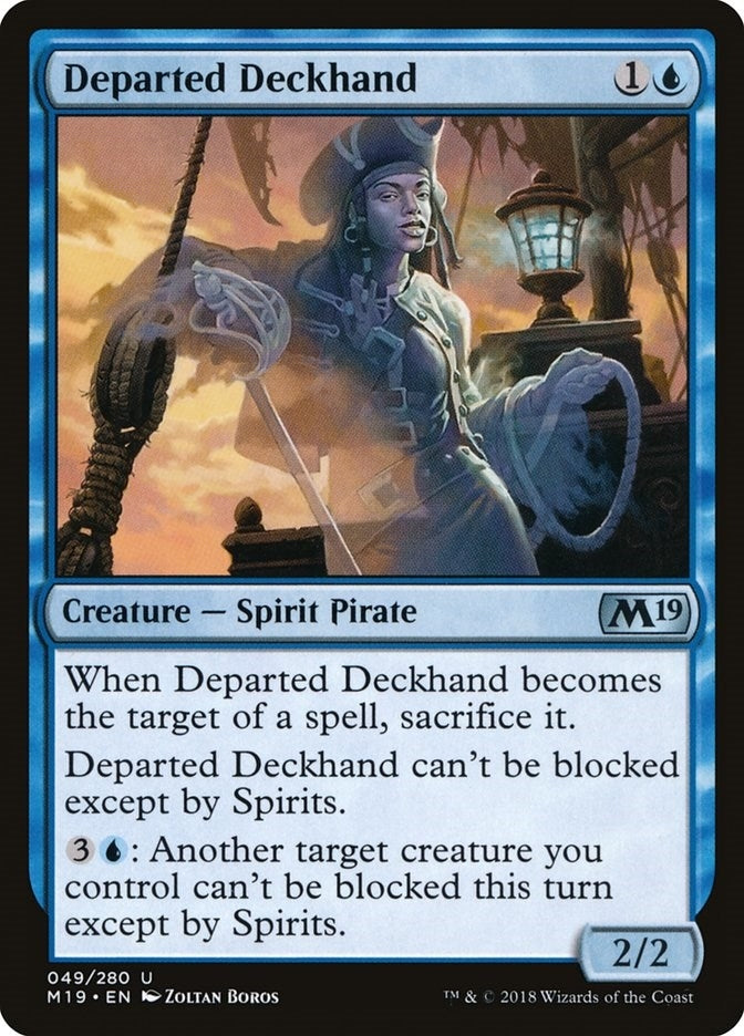 Image for Departed Deckhand (49) (Core Set 2019) - Magic: The Gathering