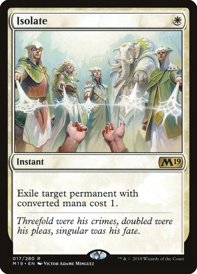 Image for Isolate (17) (Core Set 2019) - Magic: The Gathering