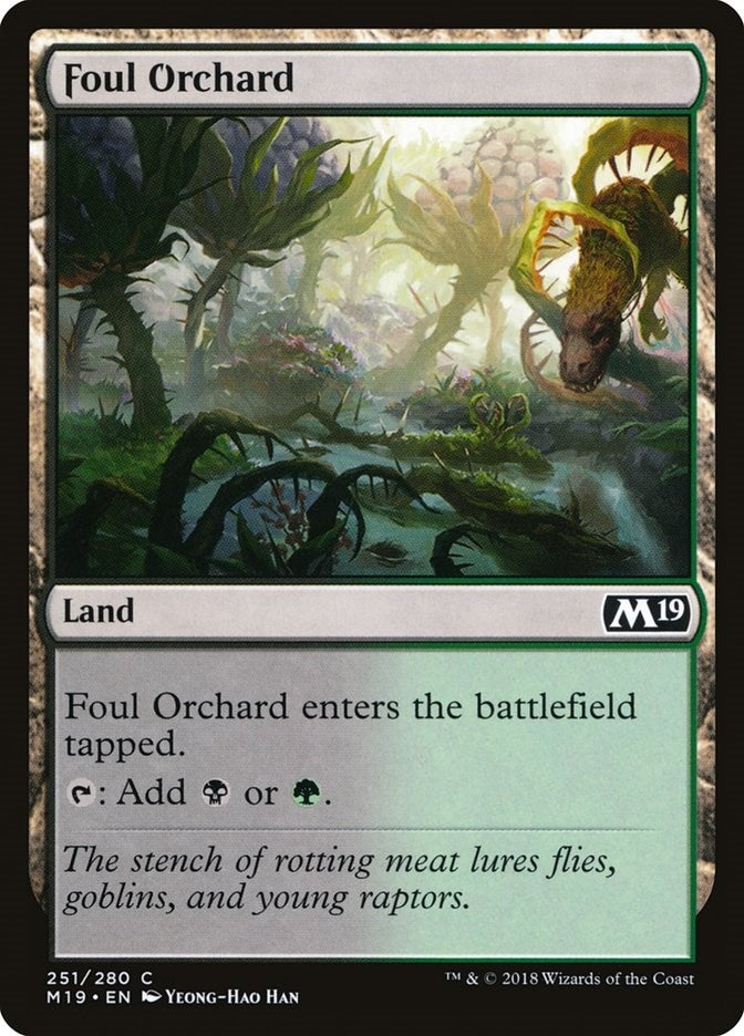 Image for Foul Orchard (251) (Core Set 2019) - Magic: The Gathering