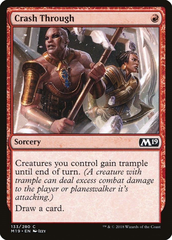 Image for Crash Through (133) (Core Set 2019) - Magic: The Gathering