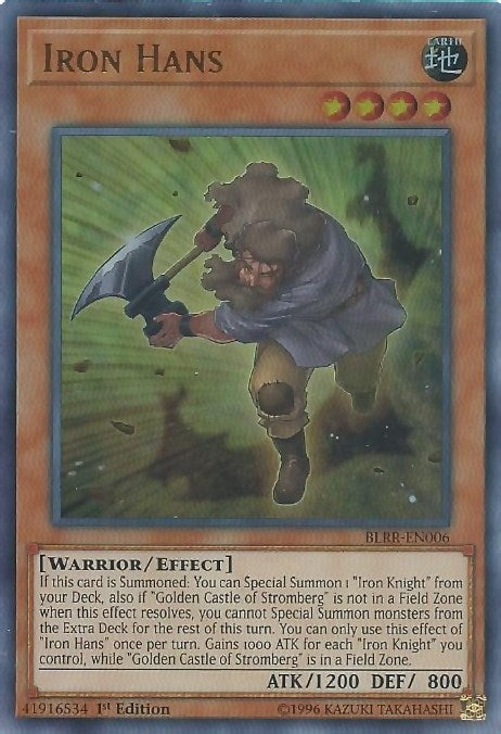 Image for Iron Hans (BLRR-EN006) (BLRR) - YuGiOh