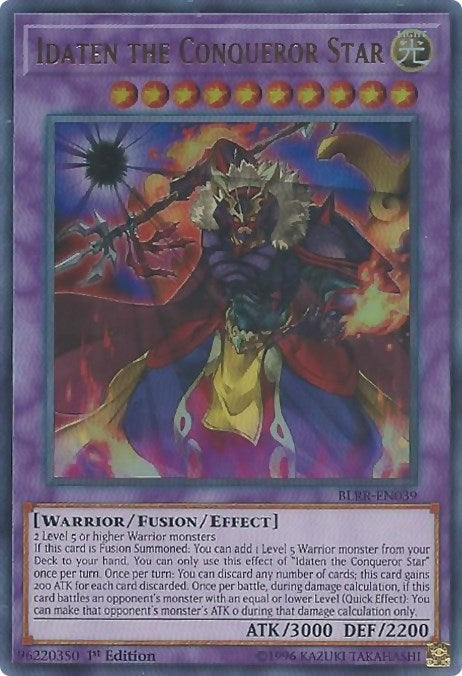 Image for Idaten the Conqueror Star (BLRR-EN039) (BLRR) - YuGiOh