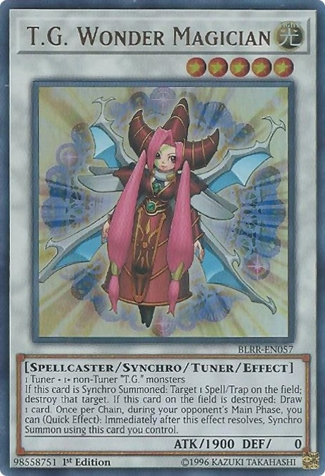 Image for T.G. Wonder Magician (BLRR-EN057) (BLRR) - YuGiOh