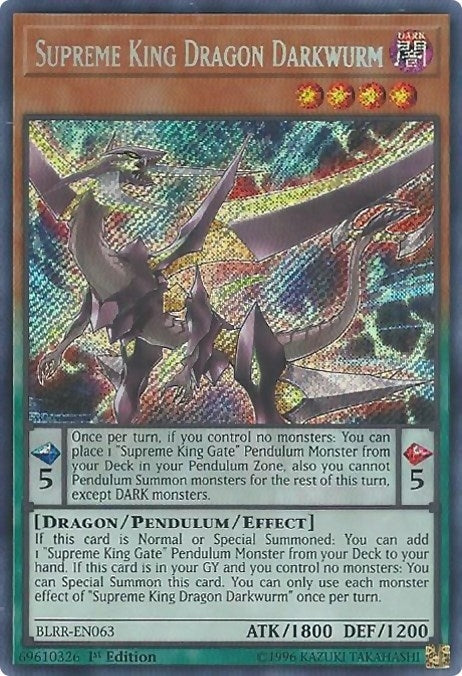Image for Supreme King Dragon Darkwurm (BLRR-EN063) (BLRR) - YuGiOh