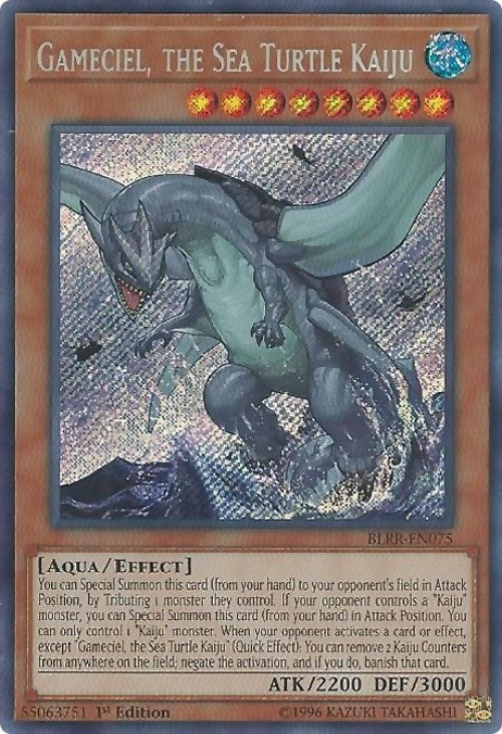 Image for Gameciel, the Sea Turtle Kaiju (BLRR-EN075) (BLRR) - YuGiOh
